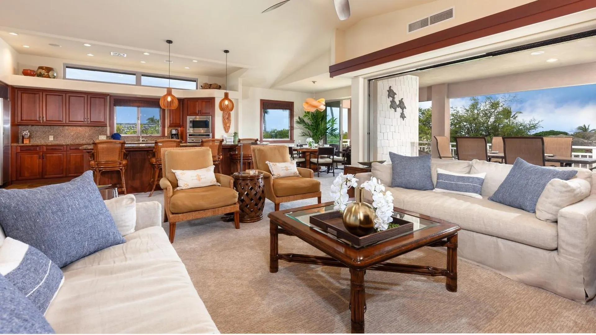Sea To Sky Stunning 3Br Villages Home With Three Master Suites Waikoloa Holiday home