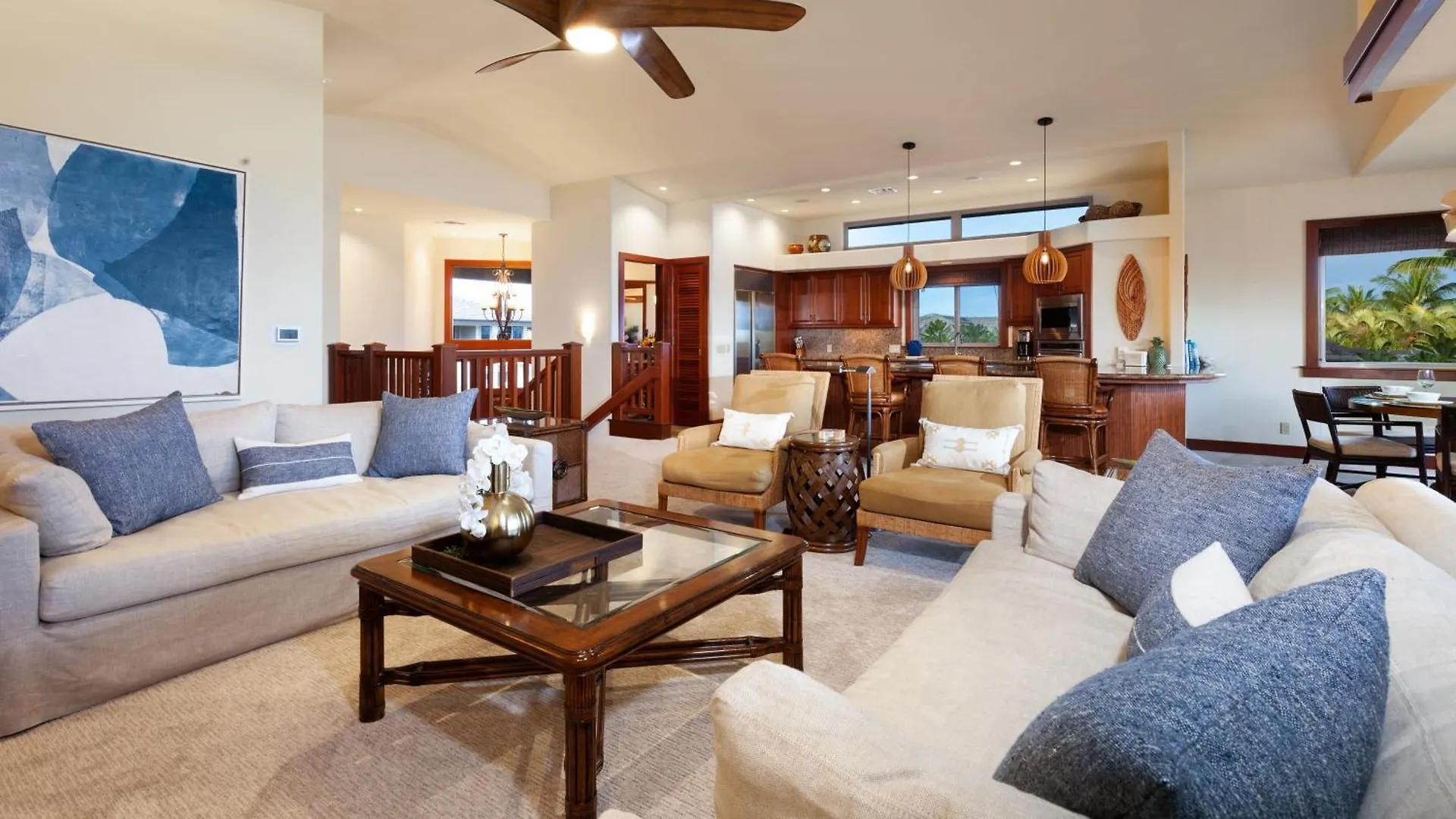 Sea To Sky Stunning 3Br Villages Home With Three Master Suites Waikoloa Holiday home