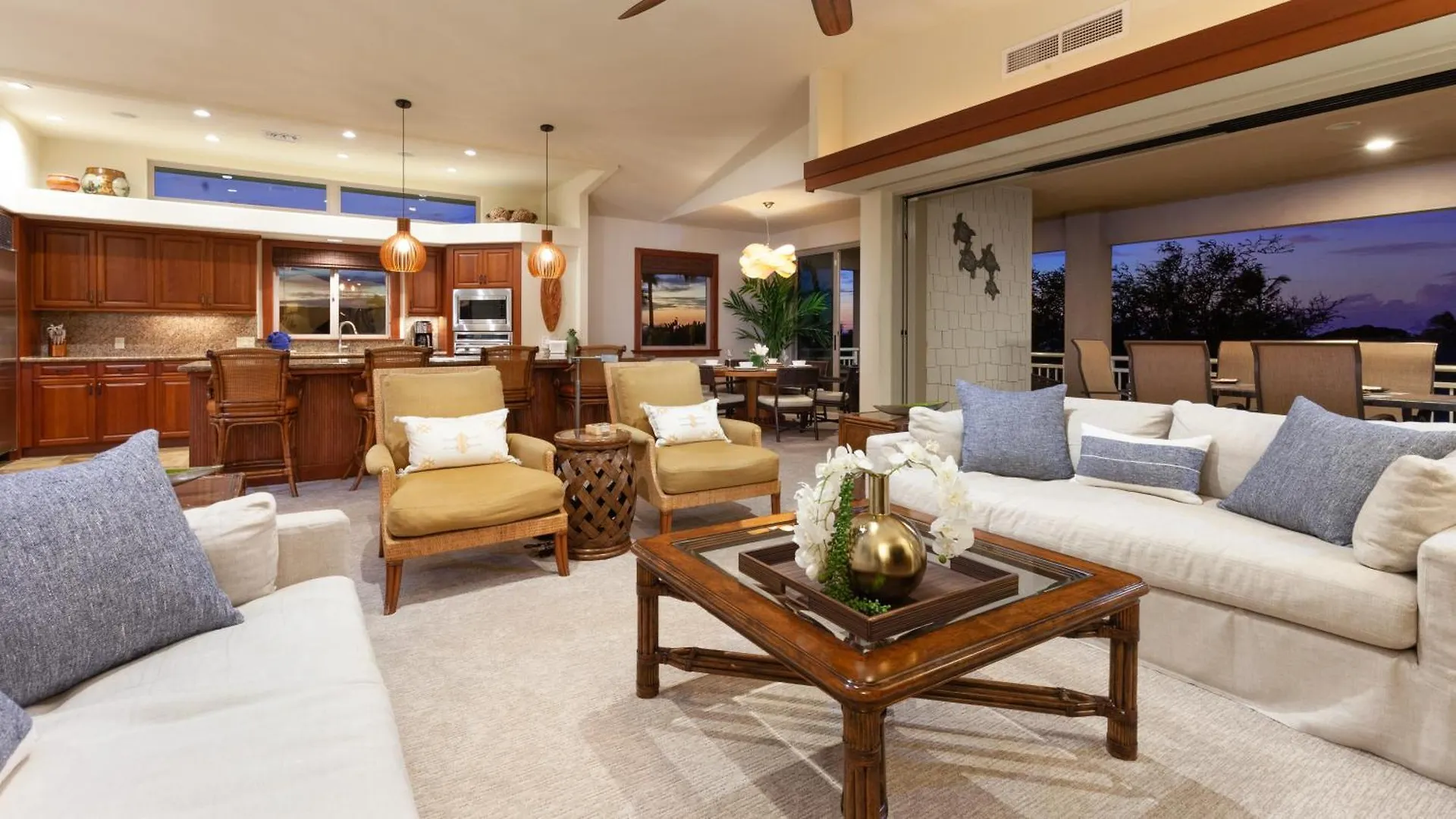 Sea To Sky Stunning 3Br Villages Home With Three Master Suites Waikoloa